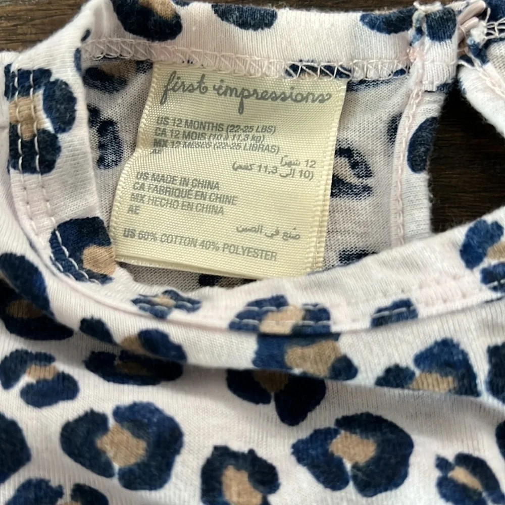 First Impressions leopard dress